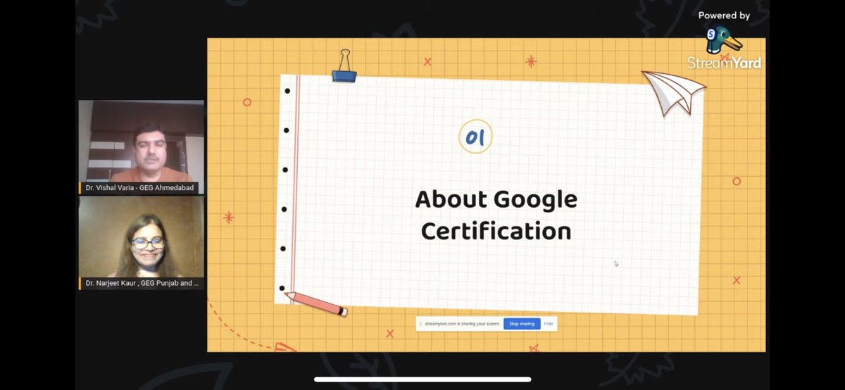GEG Pune and Maharashtra (@gegpune) on Twitter photo #GCEL1BootcampIndia21 is LIVE on YouTube - youtu.be/RxL5mhLgzvo <a href="/GegProgram/">Google Educator Groups</a> 🎉 #GCEL1BootcampIndia21 is LIVE on YouTube - youtu.be/RxL5mhLgzvo <a href="/GegProgram/">Google Educator Groups</a> 🎉