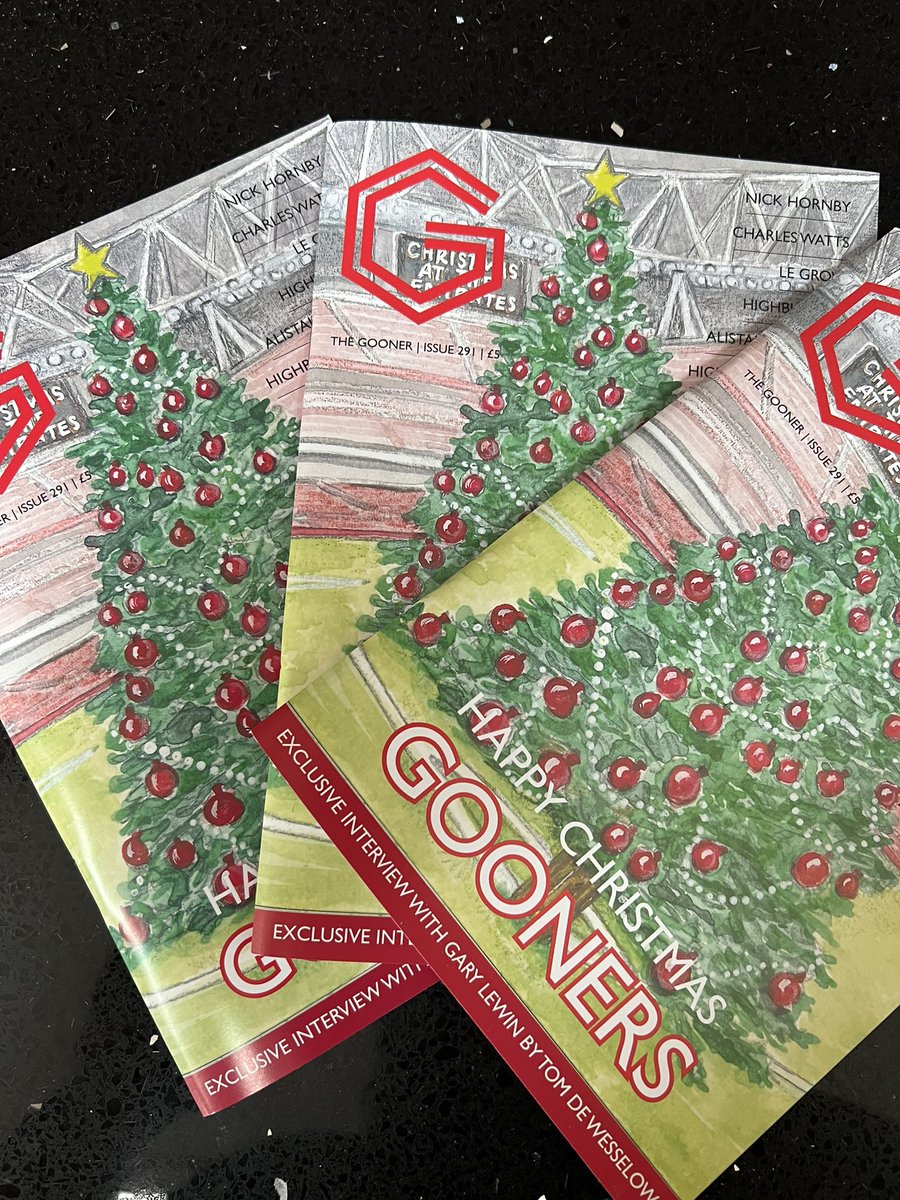 Getcha Christmas Gooner!

New issue out today. Alex will be selling near Arsenal tube, Richard near Bear Roundabout and I’ll be flogging copies near the Arches on Hornsey Road

Features Nick Hornby and a raft of brilliant Arsenal writers and Arsenal writing