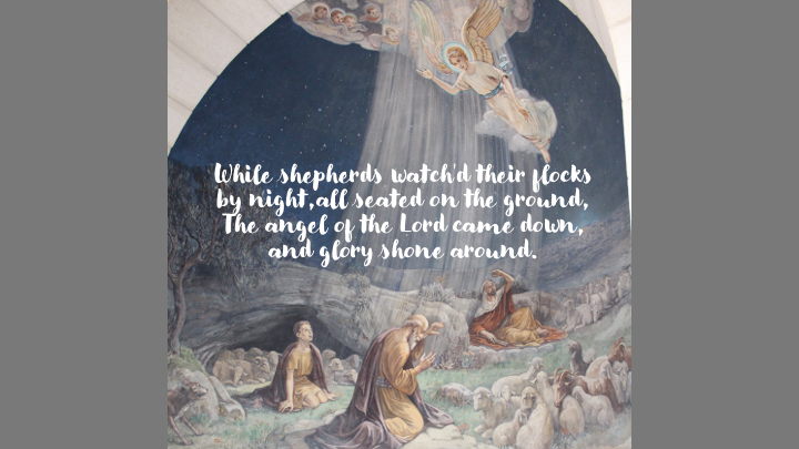 Glory shone around #XmasCarols #Adventhope #GodIsWithUs #WeAreNotAlone #messagesofhope #hitchin