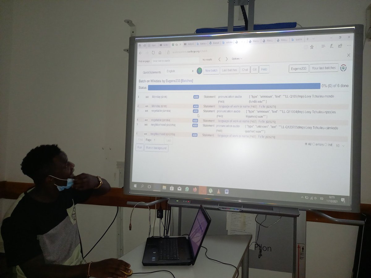 WikimediaCM's tweet image. #QuickStatements apparaît  omme un des outils les plus aisés de téléchargement de plusieurs données sur #Wikidata. Il fait être scrupuleux dans la rédaction du code et des éléments. 
Il est possible de recharger du texte, du son et même des photos grâce à #wikidata