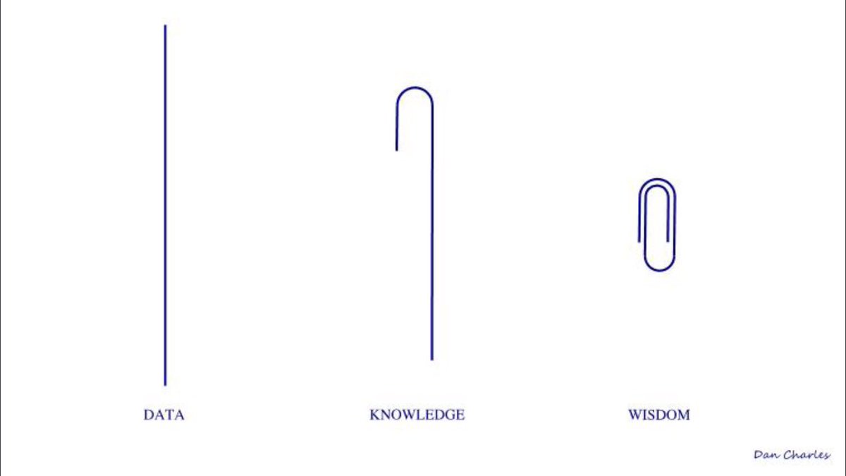 Data is abundant. Knowledge needs action.

WISDOM stays hidden in plain sight.