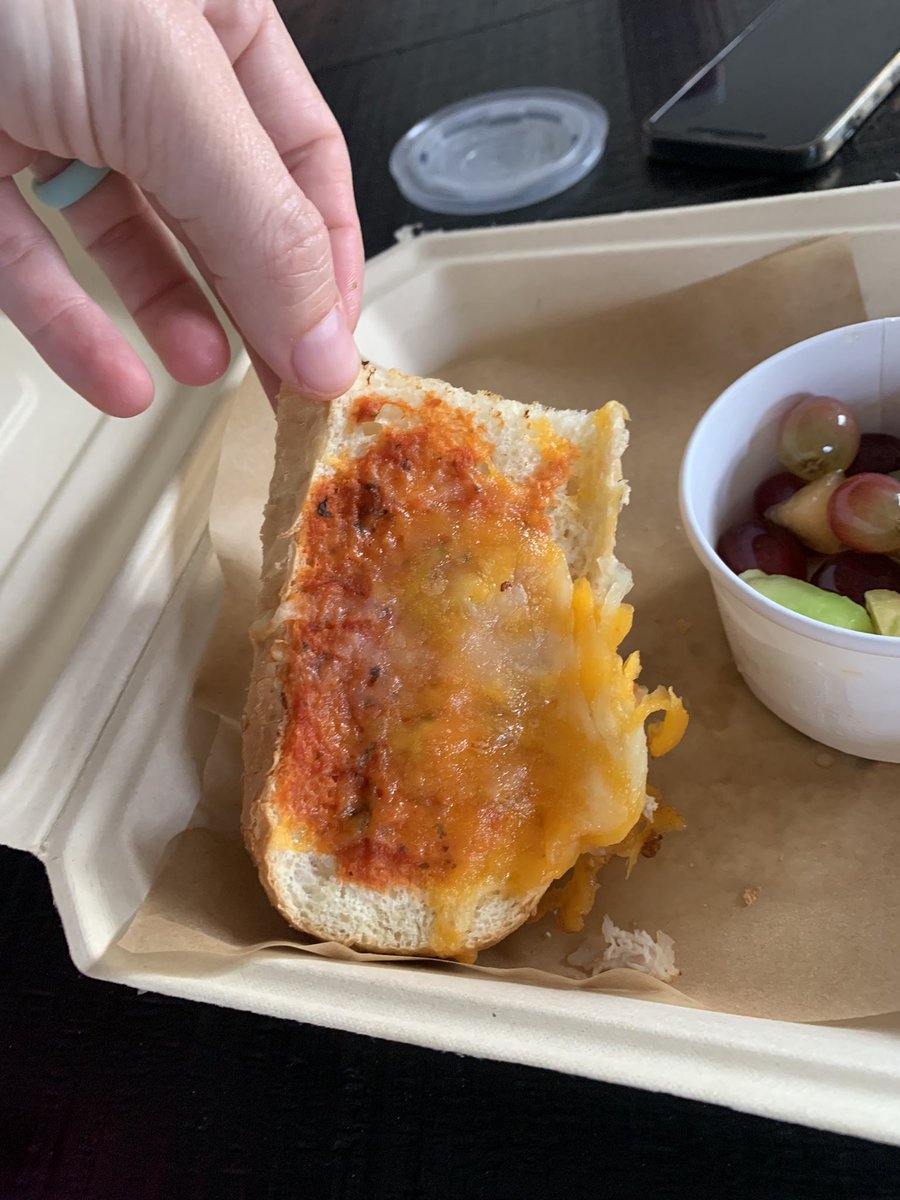 stephr_j's tweet photo. @McAlistersDeli I am very disturbed that this is the kids cheese pizza meal… #notok https://t.co/dTnXHpyObb