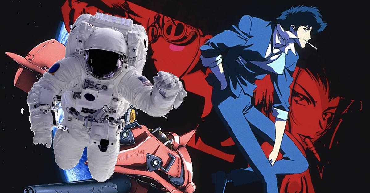 ComicBook's tweet photo. #CowboyBebop might be canceled, but NASA is more than happy to reference the series during its latest space walk!

https://t.co/pGFctXNAnH https://t.co/fIsuWe5bBJ
