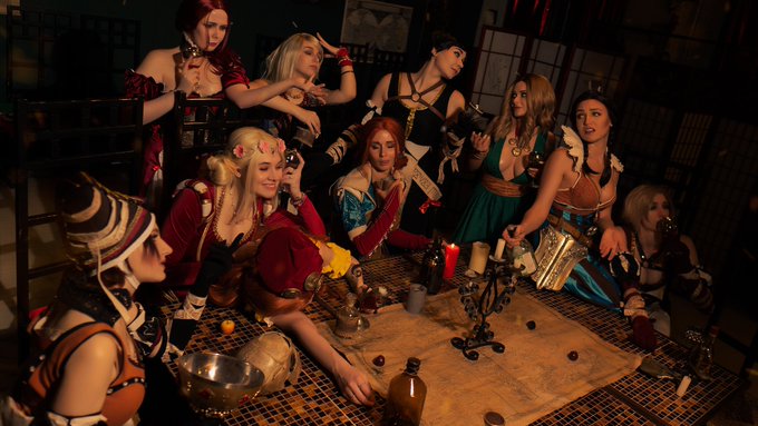 Sorceress lodge party  #witcher #witcher #Witcher3 #witchercosplay #witchergame https://t.co/4ApUjD9<a href="/tag/witcher"class="tags">#witcher</a><a href="/tag/witcher"class="tags">#witcher</a><a href="/tag/witcher3"class="tags">#Witcher3</a><a href="/tag/witchercosplay"class="tags"><span>#witchercosplay</span></a><a href="/tag/witchergame"class="tags"><span>#witchergame</span></a>