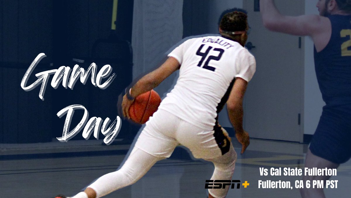 🏀GAME DAY 🏀

🆚 Cal State Fullerton
⏰ 6 PM PST
📍 Fullerton, CA
🎟 FullertonTitansTickets.com
📺 espn.com/espnplus/playe…
📈 fullertontitans.com/sports/m-baskb…

Our Warriors are on the road today for another division 1 match-up against <a href="/FullertonMBB/">Titans Men's Basketball</a>! #WarriorUp