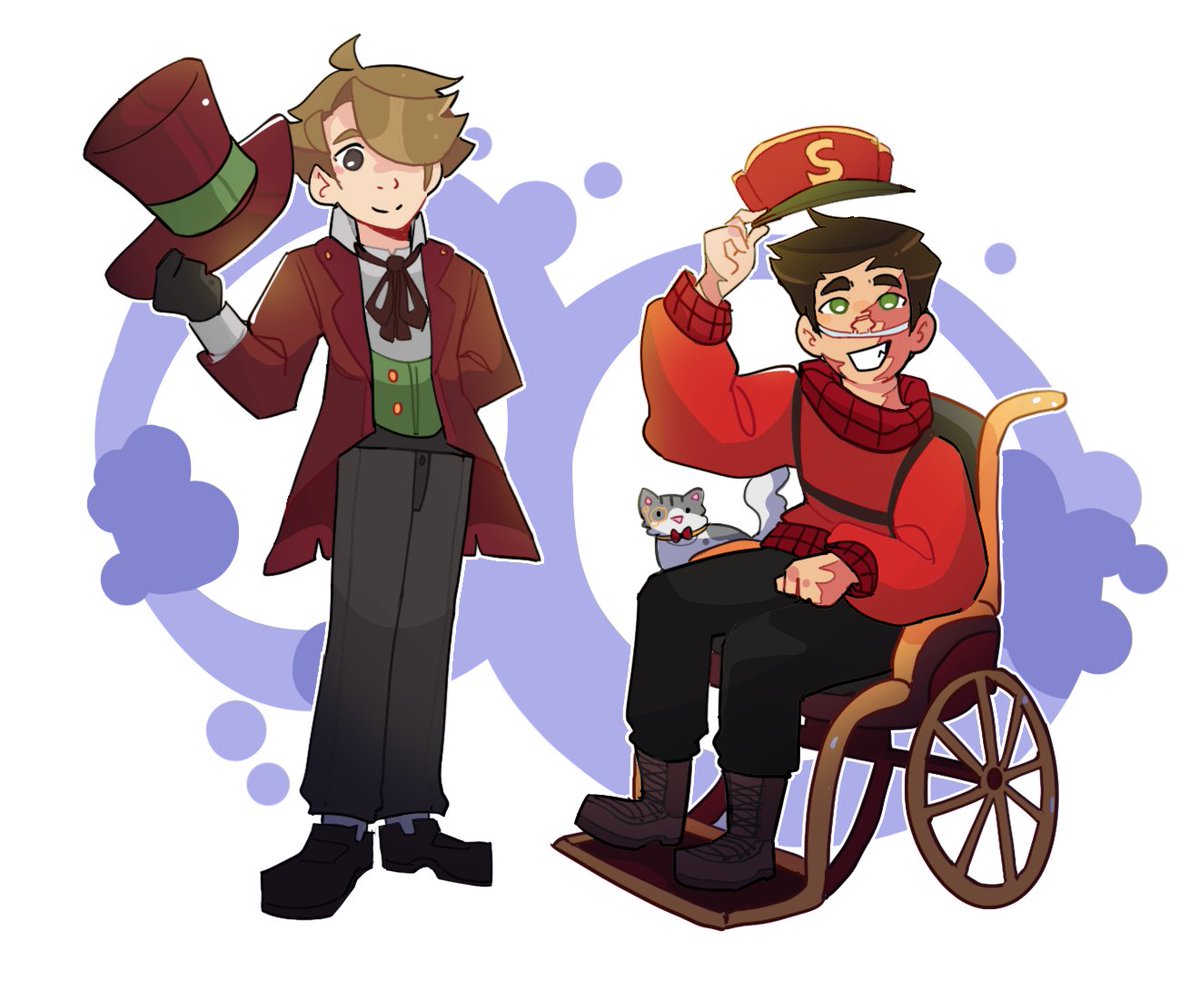 chrisriin's tweet photo. OUTFIT SWAP! :D

#Hermitcraftfanart #gtwsfanart #grianfanart https://t.co/Ysusp20GgO