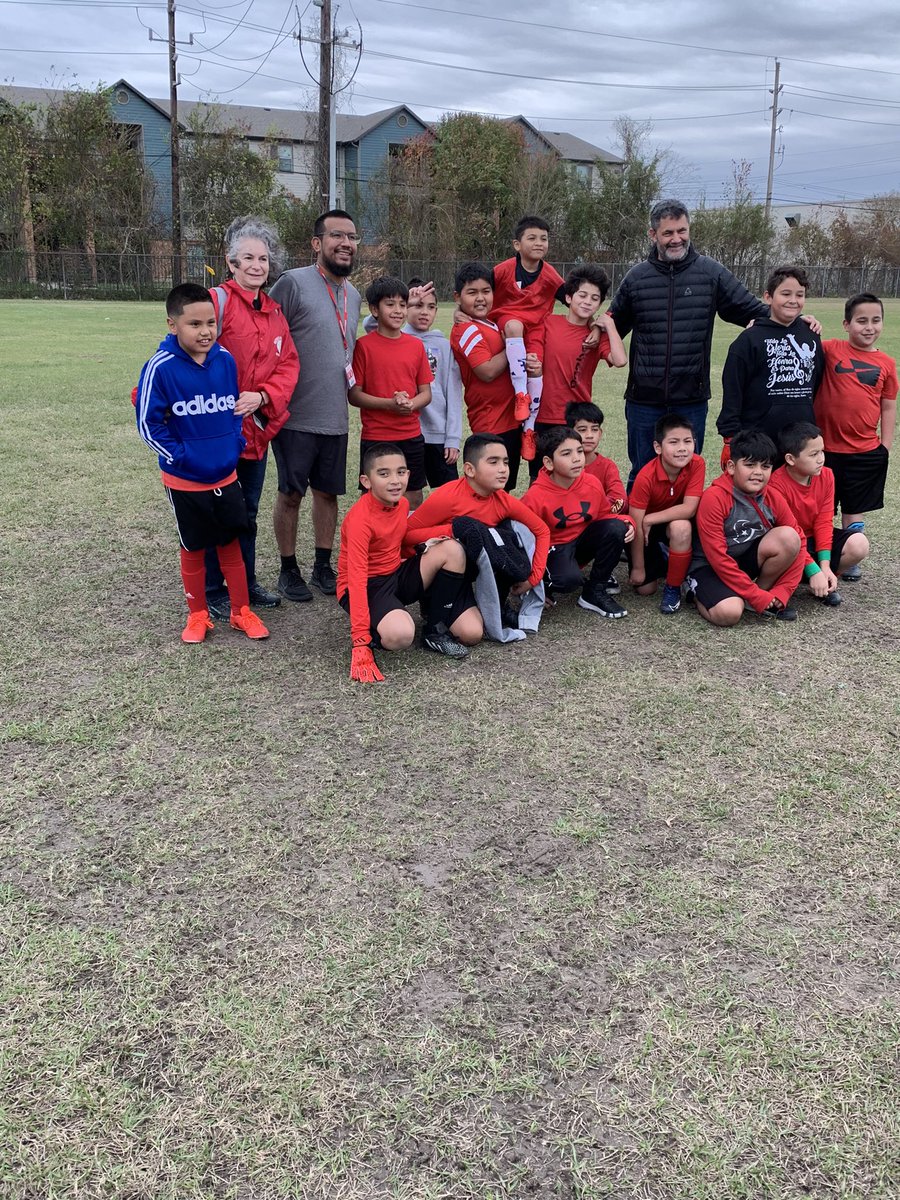 CarrollES_AISD's tweet photo. So proud of our boys and girls soccer team. Both played against @StehlikES_AISD. Although the girls team lost 2-0 they played well. Our boys won 2-0 in a shootout with supporters cheering them on! @SerjioMedina @ENJackson32 @DBrogee @MarticaToroA @MrPatino66 @CastilloAldine https://t.co/QxjP2DQLTt