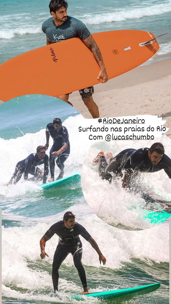 Portaljobsenews's tweet photo. Outra viagem do @guinapolitano em Janeiro foi para o Rio de Janeiro, e em um dos momentos pode #surfar com o amigo @lucaschumbo !!!
#Retrospectiva2021 #Janeiro2021 https://t.co/PxQu6H9qEo