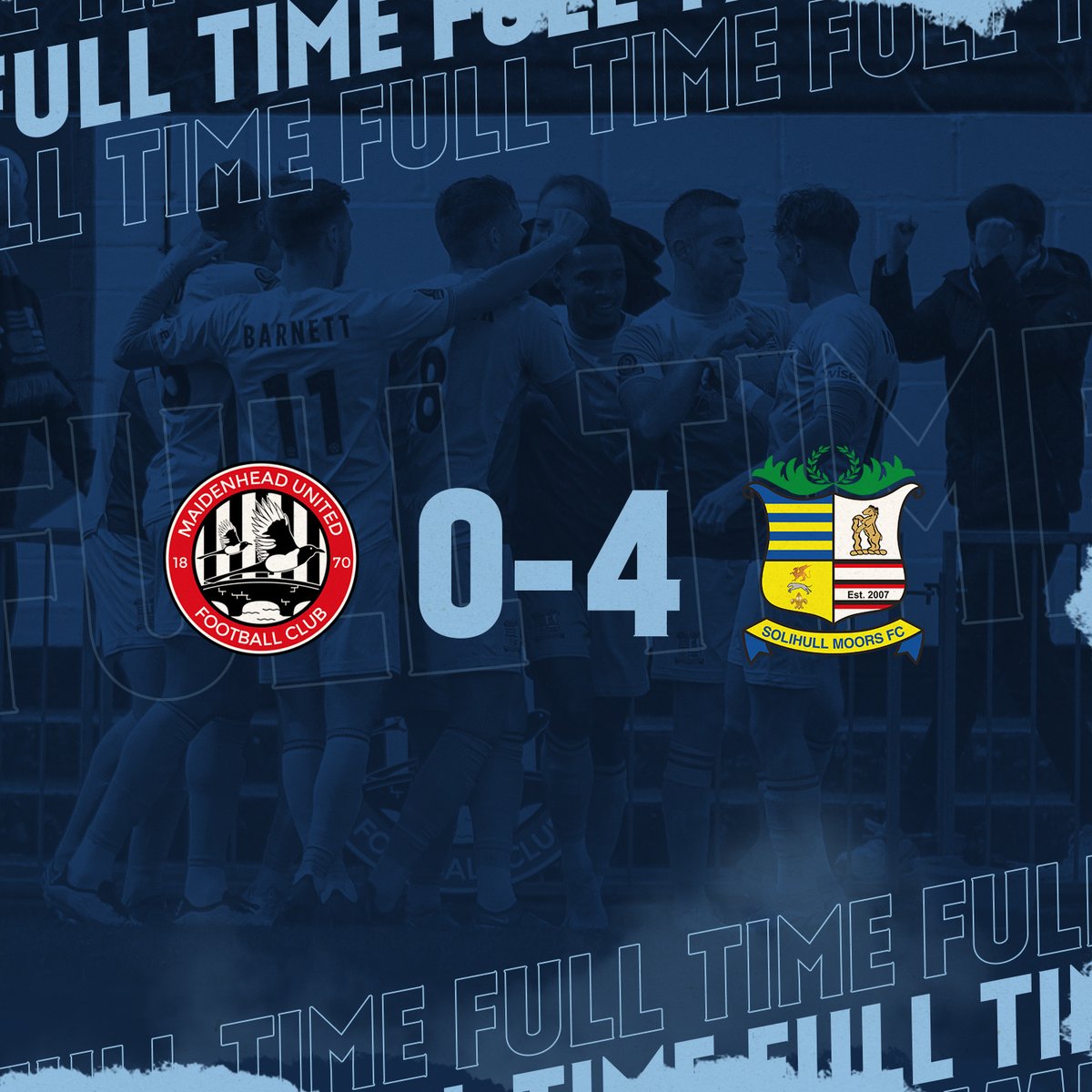 SolihullMoors's tweet photo. Relentless. Ruthless. 🔥

An emphatic victory on the road at York Road this afternoon! https://t.co/jKByIAva2Z