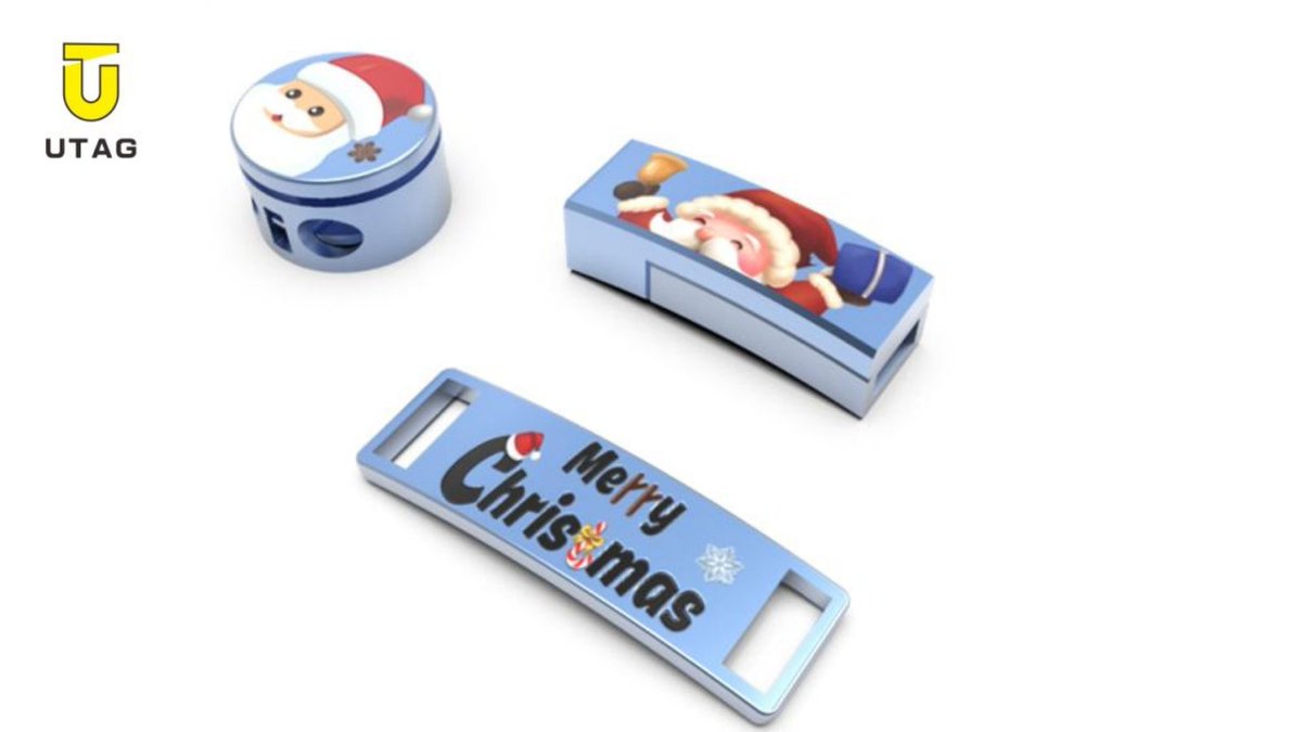 UtagStyle's tweet photo. UTAG #Christmas  series shoelace locks and charm tags https://t.co/DGbRp2FCYj