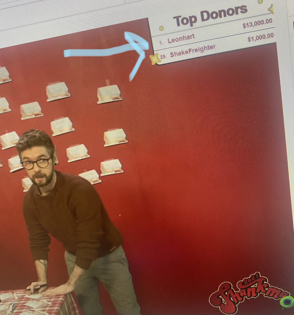 LeonhartYT's tweet photo. Anyone wanna take the top donor spot away from me? Do it! #thankmas2021 https://t.co/gOh4vFePAC