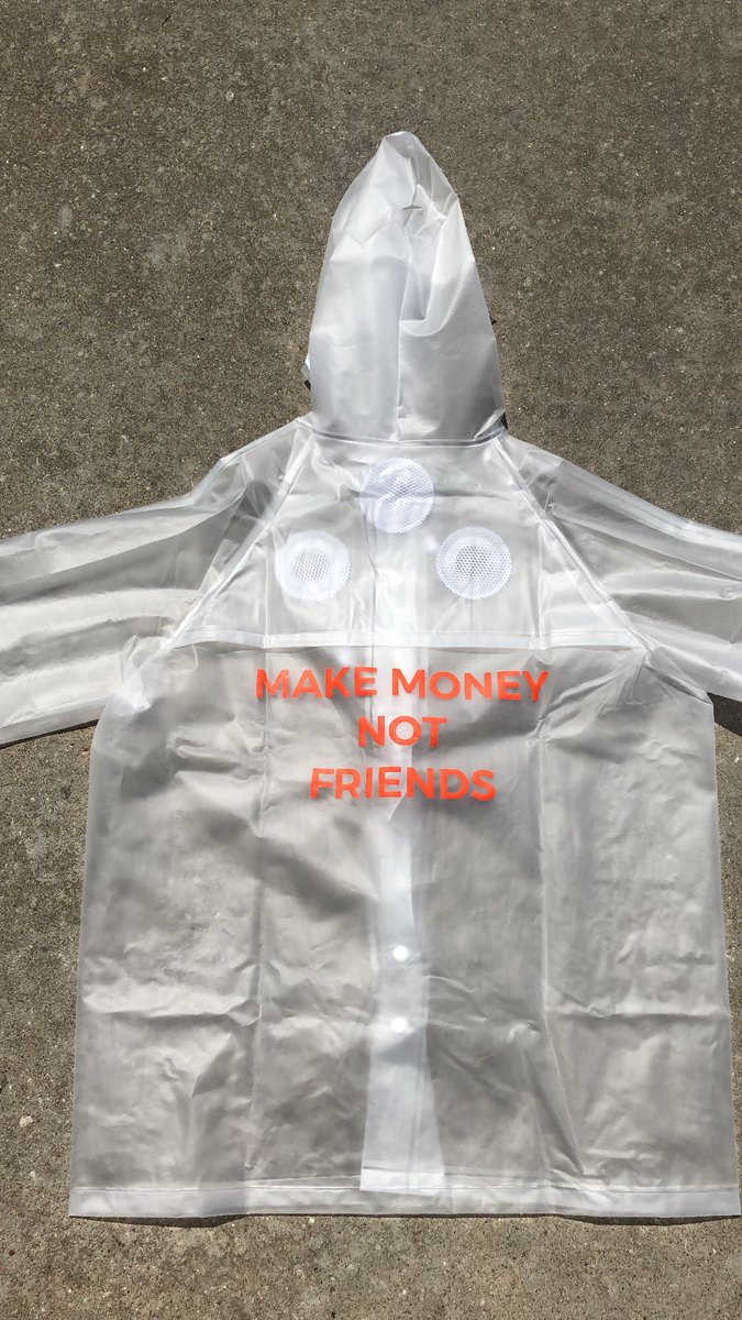 santanasglobe's tweet image. Transparent raincoat