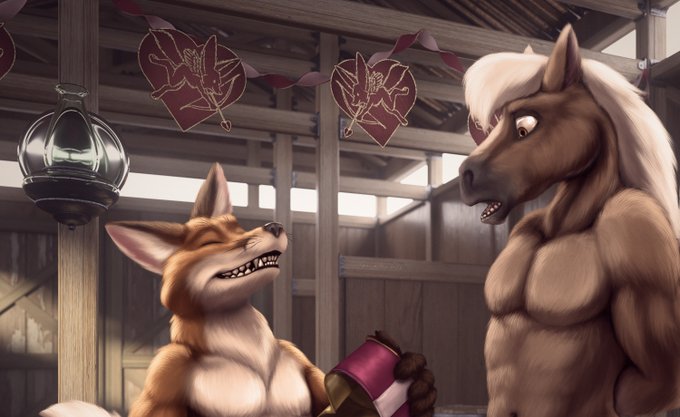 On the second day of Christmas <a href="/Taurin_Fox/">Taurin Fox</a>
 gave to me.. A sweet surprise in a box of chocolates! See the whole surprise and track the month of love with your own Bewere 2022 Calendar! Purchase yours at fenrispublishing.com/calendar! Limited Supply available, perfect for Christmas!