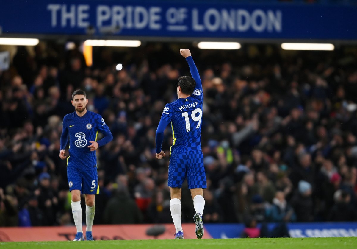 premierleague's tweet image. FULL-TIME Chelsea 3-2 Leeds

The hosts battle back through goals from Mason Mount and Jorginho (2) to claim the win

#CHELEE