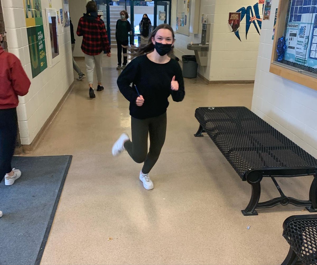 PaulKaneHS's tweet photo. The Student’s Union has all sorts of fun activities happening in the last few days before Christmas; here is the chaos of kids running to get the prize! #almosttrampled #laughter #countingdown 🎄 https://t.co/TDRaYLa6YD
