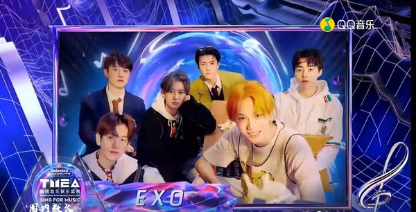 maknaeee_20's tweet photo. Congratulations EXO for winning "Best Overseas Group of the Year" on TMEA 🥳👏 #weareoneEXO https://t.co/R0ZrvqKcqk