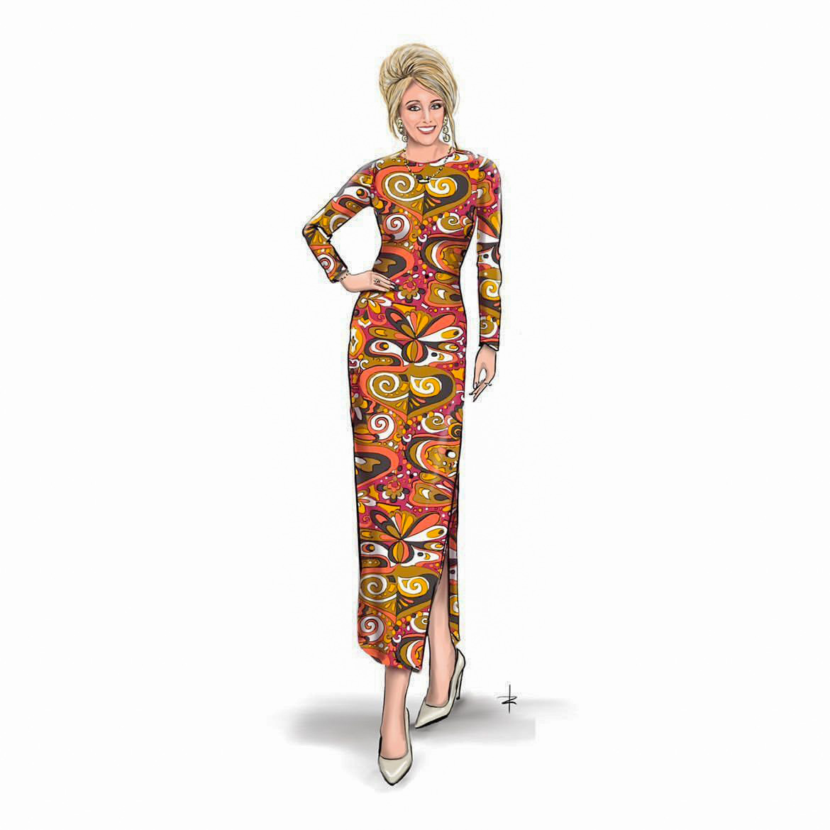 Wat ben ik trots! Feel like a star! Linda Zoon fashion art designer maakte deze geweldige tekening van mij. In de jurk die ik droeg tijdens ‘Sterren op het Doek’. Dank je wel LINDA! #fashionart #fabricdesign #sterrenophetdoek #zara <a href="/lindazoon/">Linda Zoon</a>