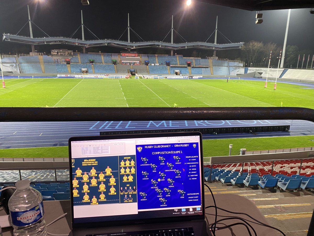 Rdv à 18h15 sur <a href="/WEO_TV/">Wéo</a> pour suivre la 12e journée de Fédérale 1 entre <a href="/OMRofficiel/">OMR Marcq Rugby Lille Métropole</a> et <a href="/RCDrancy/">Rugby Club de Drancy</a>