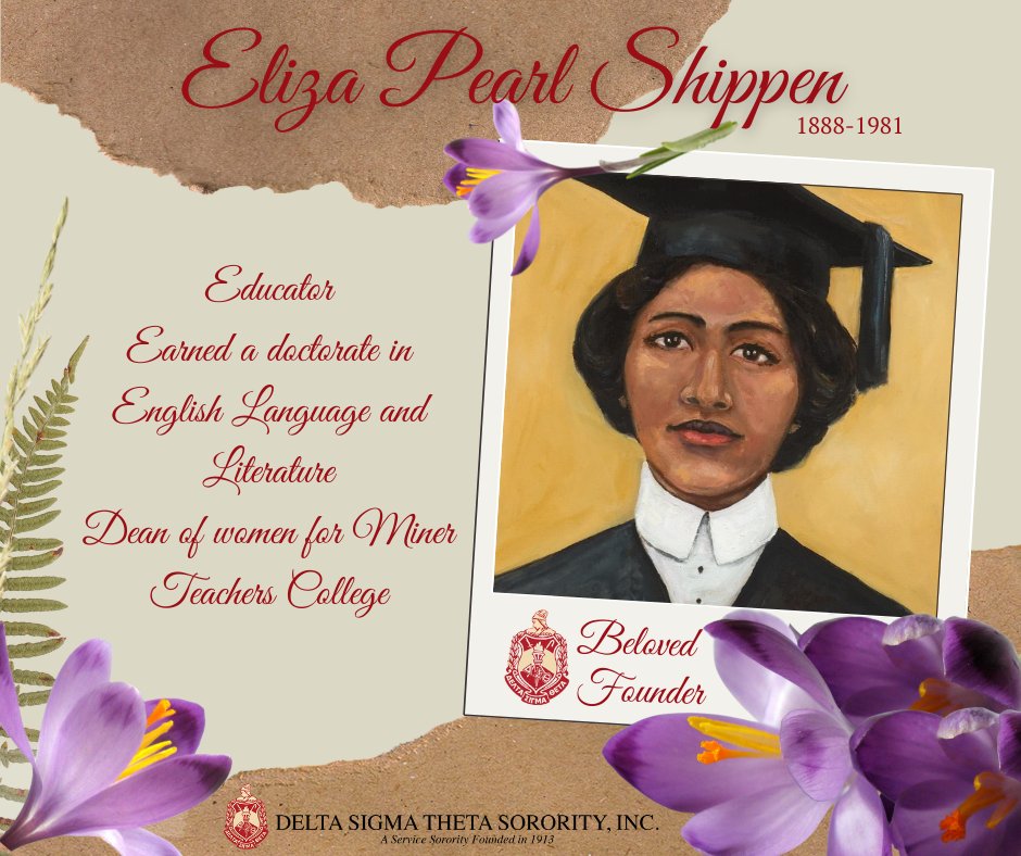 Tampametrodst's tweet photo. #Beloved22 ๐บ Founder Eliza Pearl Shippen ๐บ Delta Sigma Theta Sorority, Inc. #ContinuingtheLegacy #DST1913 #SRDST #TampaMetroDST #TMACDST https://t.co/X1Kesq6ST5