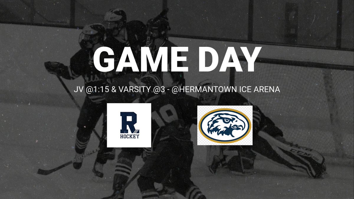 RosemountHockey's tweet photo. 🚨Game Day🚨
🏒Rosemount vs Hermantown
⏰ JV @1:15 &amp; Varsity @3
🥅 Hermantown Arena 
📺 https://t.co/lfDqPJdyXR
☘️ #BuildfromWithin https://t.co/zOMJm7SvpE
