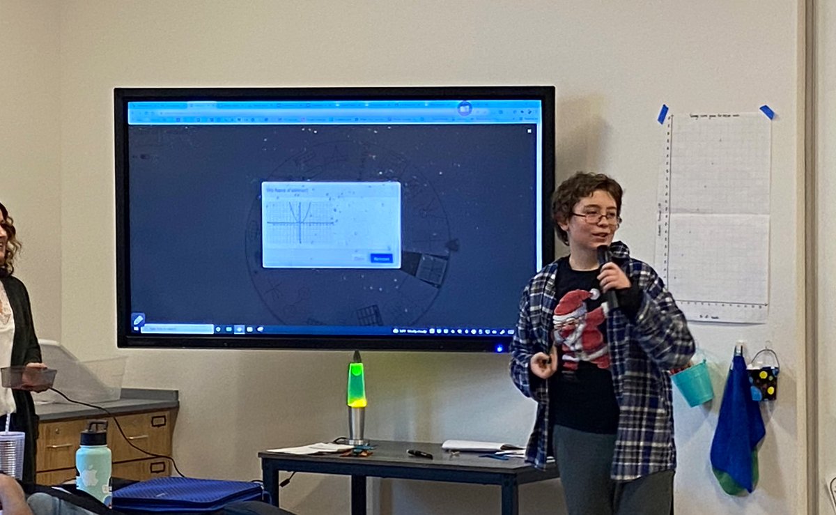 Ian was inspired by his classmate Andrew to make the game “Wheel of Functions” to review for our quiz. He created the electronic wheel online and taught the class through the review. Way to go Ian! <a href="/CerafinaG/">Cerafina Gotto</a> <a href="/n_pappagallo/">Natalie Pappagallo</a> <a href="/TallmadgeMiddle/">Tallmadge MS</a> <a href="/PbisTallmadge/">TALLMADGE PBIS</a> <a href="/tcstweets1/">Tallmadge City Schools</a>
