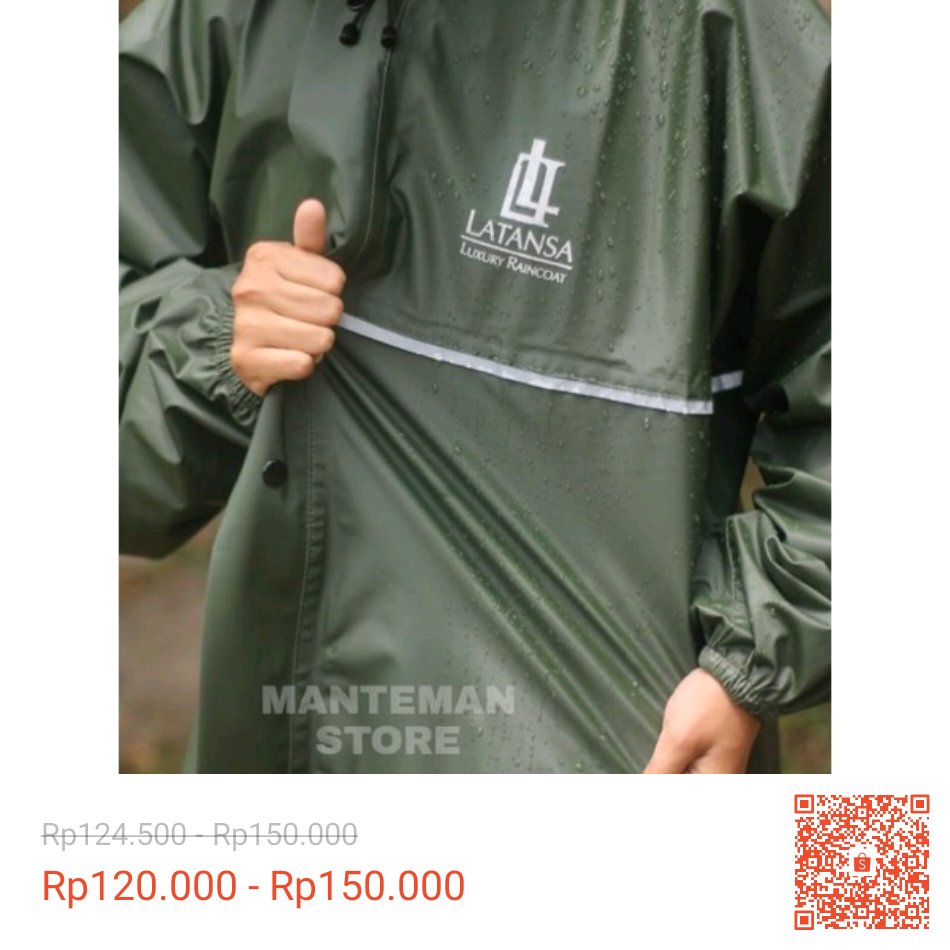 iam07_id's tweet photo. Saya menjual RAINCOAT JAS HUJAN Anti Rembes Terbaik Pria Wanita Terbaik By Latansa ORIGINAL dengan potongan 20%! Hanya Rp120.000 - Rp150.000. Dapatkan segera di Shopee! https://t.co/b0lMfhhjOg #ShopeeID https://t.co/6DsKsstSyV