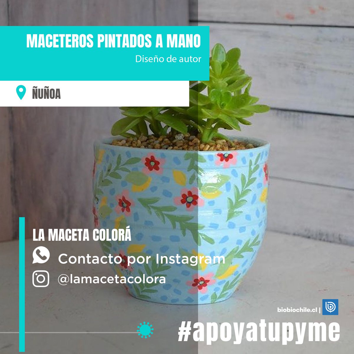 biobio's tweet photo. #PymeChallenge ¿tienes una pyme o conoces a alguien que la tenga? Compártela con nosotros por IG para poder ayudarlos y juntos apoyemos a los microempresarios💪
Por la gran cantidad de mensajes que recibimos no nos es posible responderles, pero leemos todas sus solicitudes. https://t.co/WNHCKJFIOw