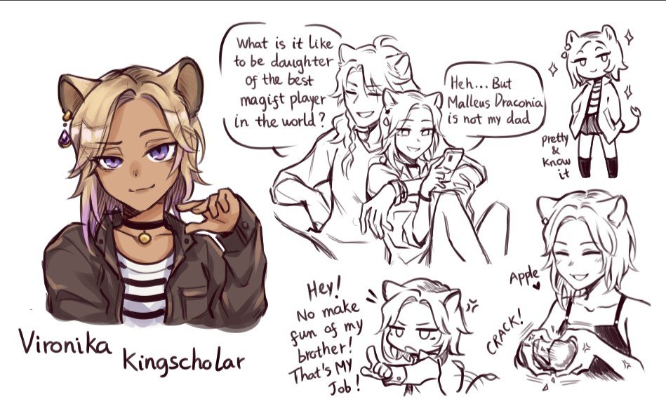 It's 12am, time to talk about my Mallekei and Leovil children headcanon for no reason whatsoever 