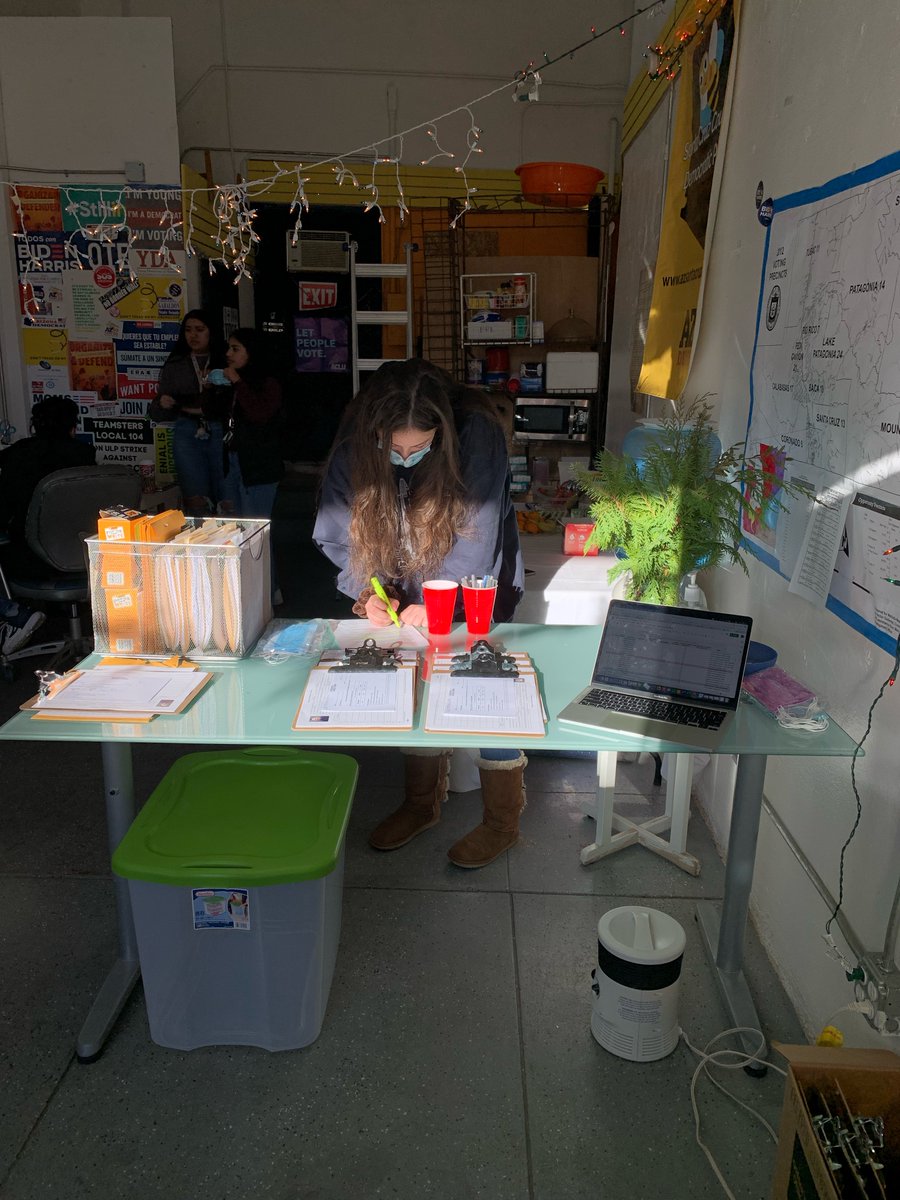 BardinIsaac's tweet photo. So incredibly proud of my high school fellow @maddiereid2003s who launched her own canvassing event this morning in Nogales, one block from the Mexico border, with Chair @RaquelTeran! Mission for AZ fellows know how to get it DONE https://t.co/n5ZPqoSx2k