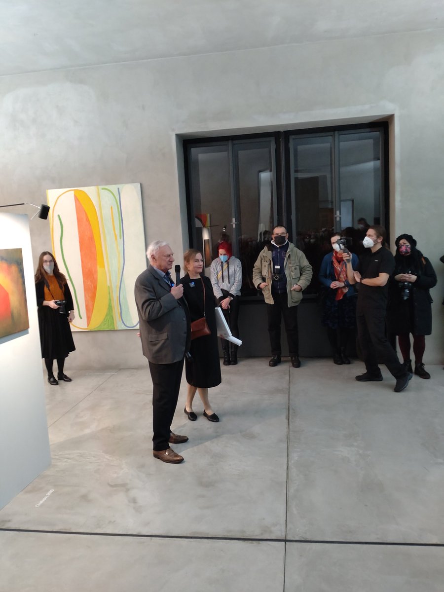 Mushroomer13's tweet photo. Miloslav Moucha, Galerie Benedikta Rejta Louny, v těchto dnech. Ze čtvrteční vernisáže. Velmi doporučeníhodné.
#Moucha
#GBR
#Louny https://t.co/4Y3gto42fB