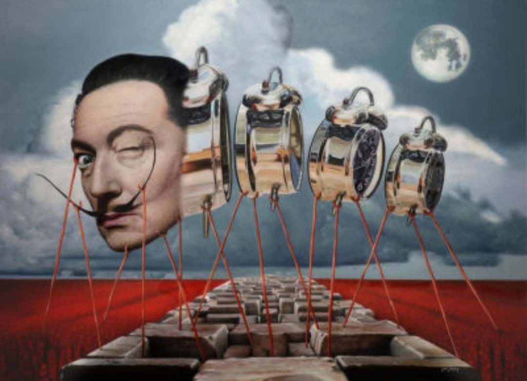 "Creo que la vida debe ser una fiesta continua".
#SalvadorDali