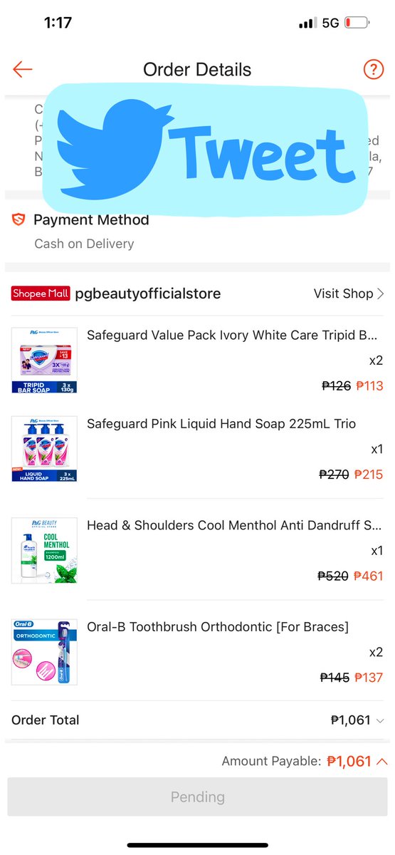 IanTheGreat027's tweet photo. Good personal hygiene is a MUST. #shopee https://t.co/mXbGTG3nRD