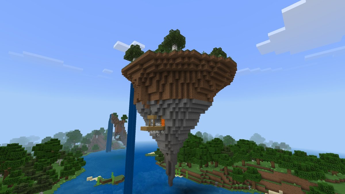 HelioOnHelium's tweet image. Floatin island :] || #MinecraftBuildIdeas #Minecraft #NintendoSwitch