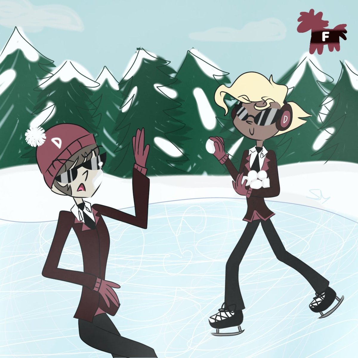 s_and_ya's tweet photo. Advent calendar DAY 11→ D.H.O.R.K.S celebrate Christmas too
I know the drawing it's simple, but I promise a great one for tomorrow :) (at least in my opinion)
#HelluvaBoss #HelluvaBossAgent1 #HelluvaBossAgent2 https://t.co/mgAQJiH4hf