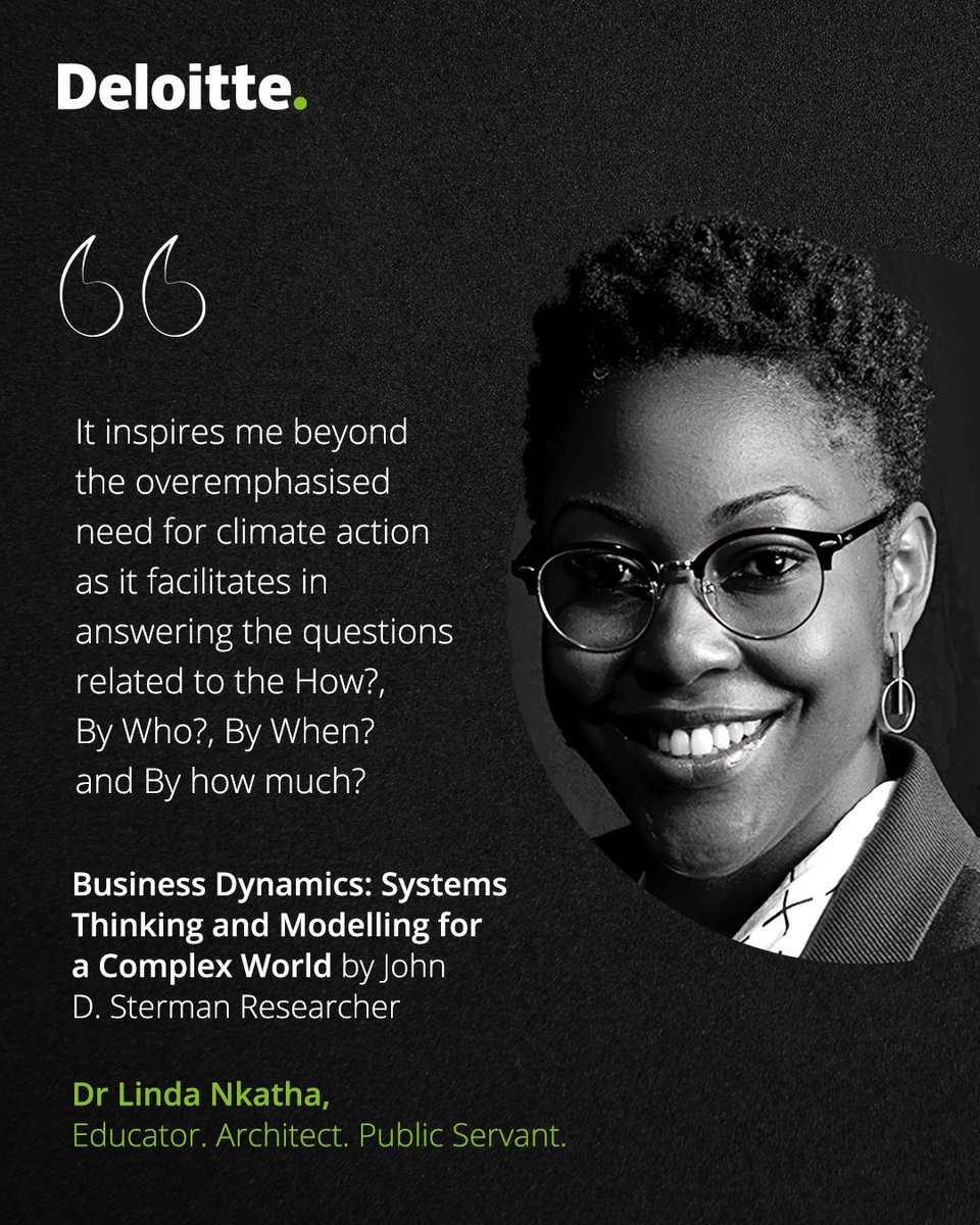 DeloitteUK's tweet photo. #LightbulbList contributor Dr Linda Nkatha is looking for #ClimateChange answers. The book she recommends is a standout one and presents numerous solutions. It’s an inspiring read. One to get your teeth into over the festive period?
📖 https://t.co/upwtITSGdO https://t.co/UlEB1B8Zyk