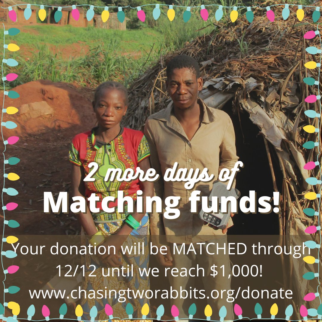 chasing2rabbits's tweet photo. ✨✨Two more days of matching funds! This Sunday is our founder's birthday, and donations through the end of her bday will be MATCHED until we reach $1,000! Head to https://t.co/wzhqtb7Af9 to make a difference with us today. https://t.co/h5LUFbzrCl