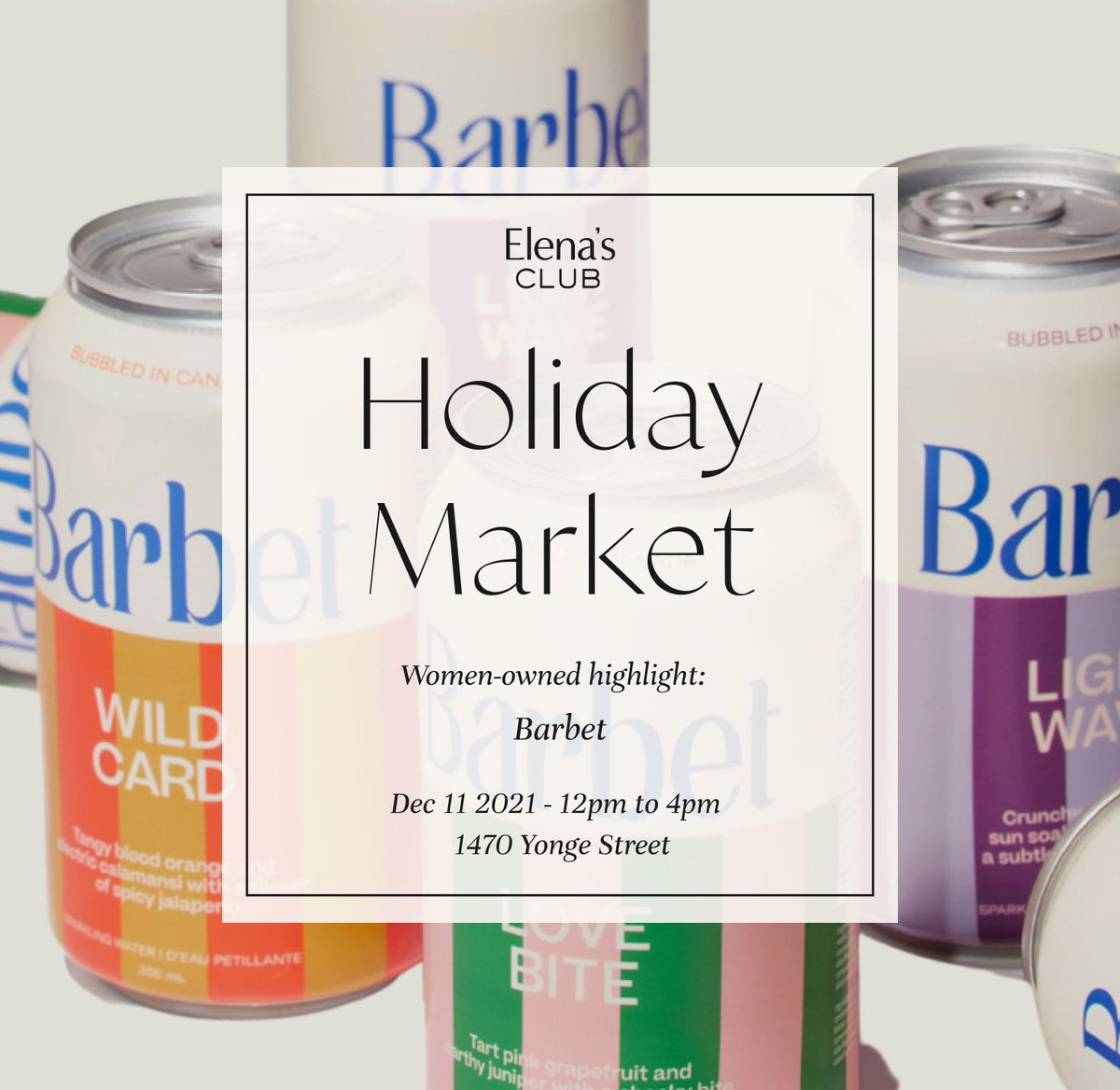 ElenasClub's tweet photo. Barbet was born out of a real need by Katie &amp; Andrea. After co-founder Katie had a bad seizure she decided to go 0% ABV. Barbet is enhancing the entire experience &amp; inspiring an intentional drinking culture that is built around people places &amp; memories.
https://t.co/QbFFP5aITo https://t.co/IkD3lyd5UV