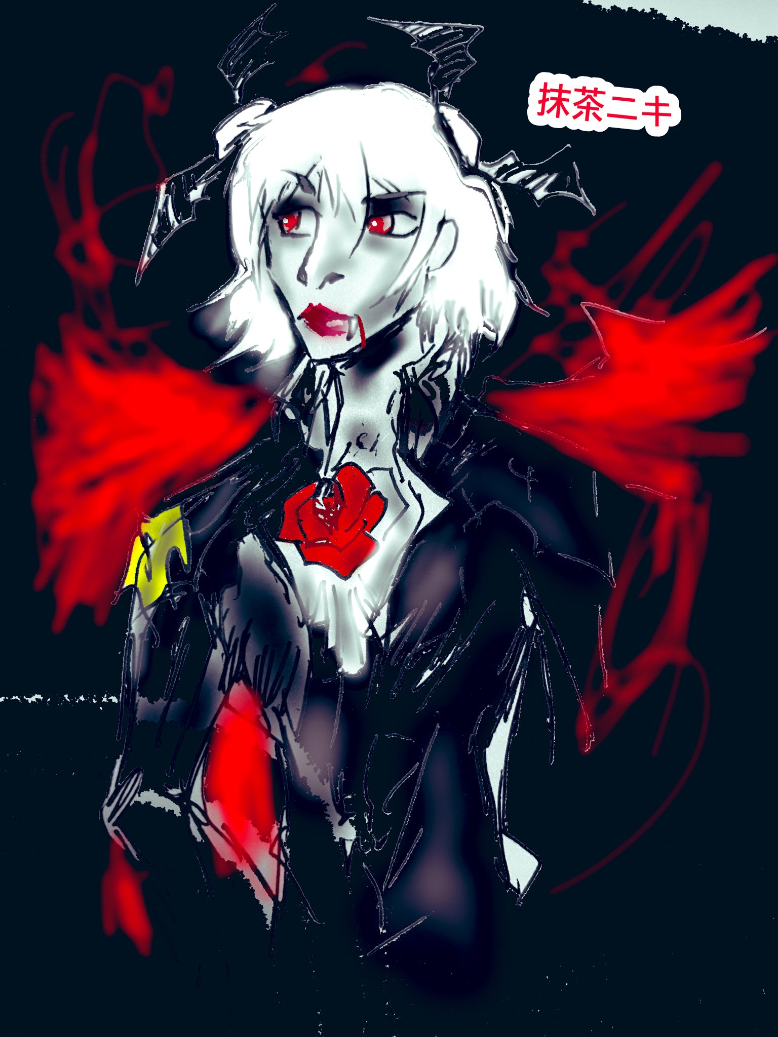 リオン 次回作のモンハンはドラキュラ っぽいので抹茶ニキもコスプレするといいと思う まちゃあーと モンハン イラスト T Co 8mfvmo1gh9 Twitter