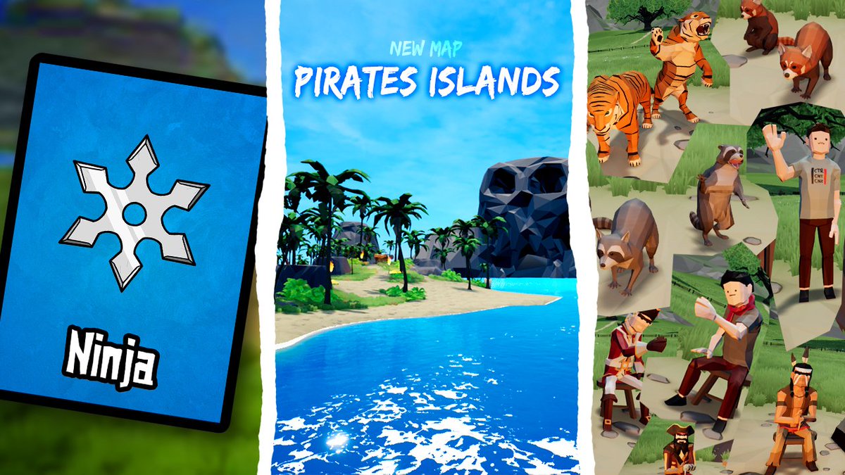 UPDATE 1.7 HAS BEEN RELEASED!
🥷 Ninja, a role where you have to be discreet
🏖️ New map Pirates Islands, with its secrets...
🔀 Random map mode
🦁 New pets
💂‍♂️ New skins &amp; graves
🎙️ Voice detection
💻 Scale resolution

Find out what's new on ➡️ agrou.fr