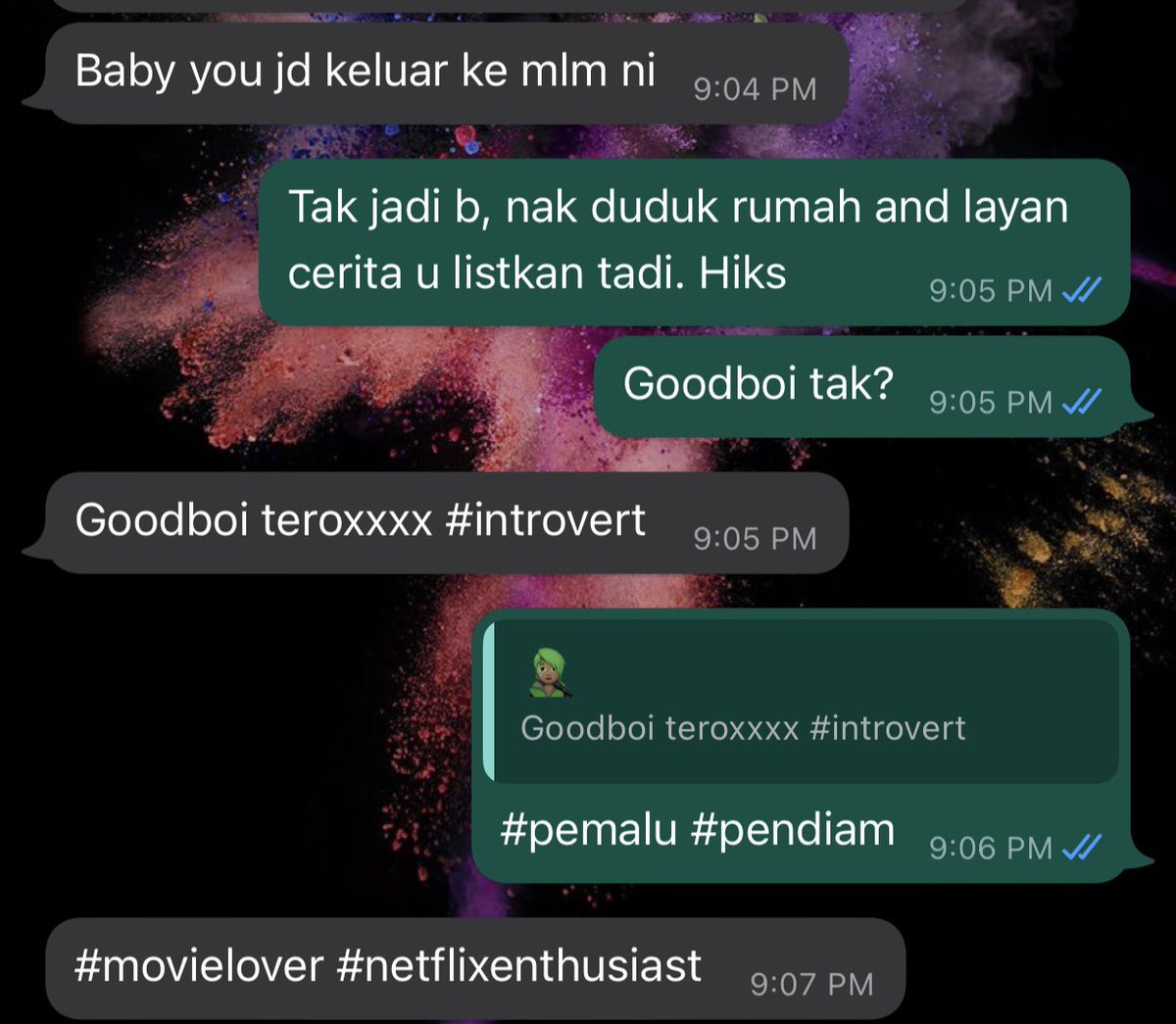 wanluv36's tweet photo. @JamalThaRebel #WanluvGoodBoi #Introvert #Pemalu #Pendiam https://t.co/6SKreLmc4x