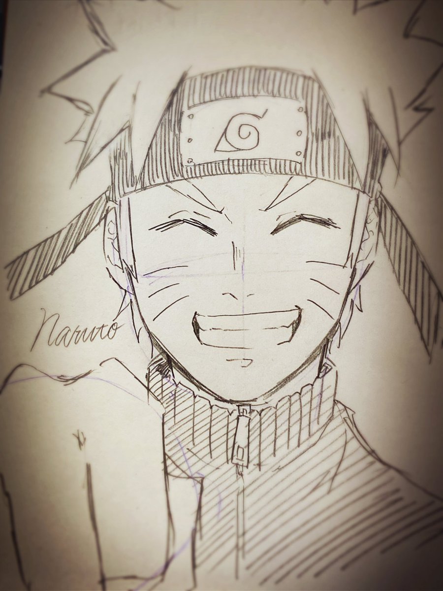 配信で描きました!!!!!リンちゃんとナルト!!!!! 
