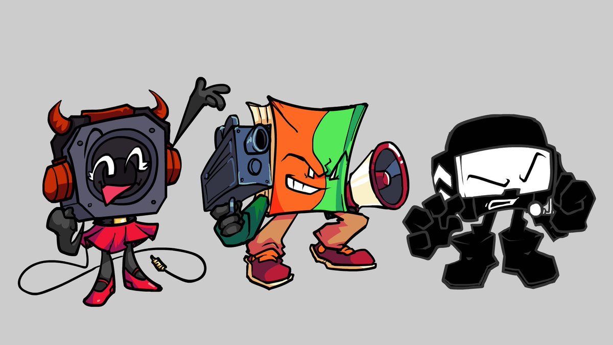 derpdrawz4541's tweet photo. more FNF but objects idea thing
Here's GF, Pico and Tankman https://t.co/E8DySECkfV