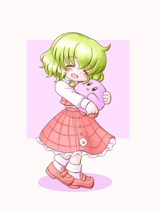 幽香さんとカービィさん
花のカザーミィを添えて 