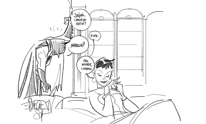 family time   #BatCat #Batman #catwoman 