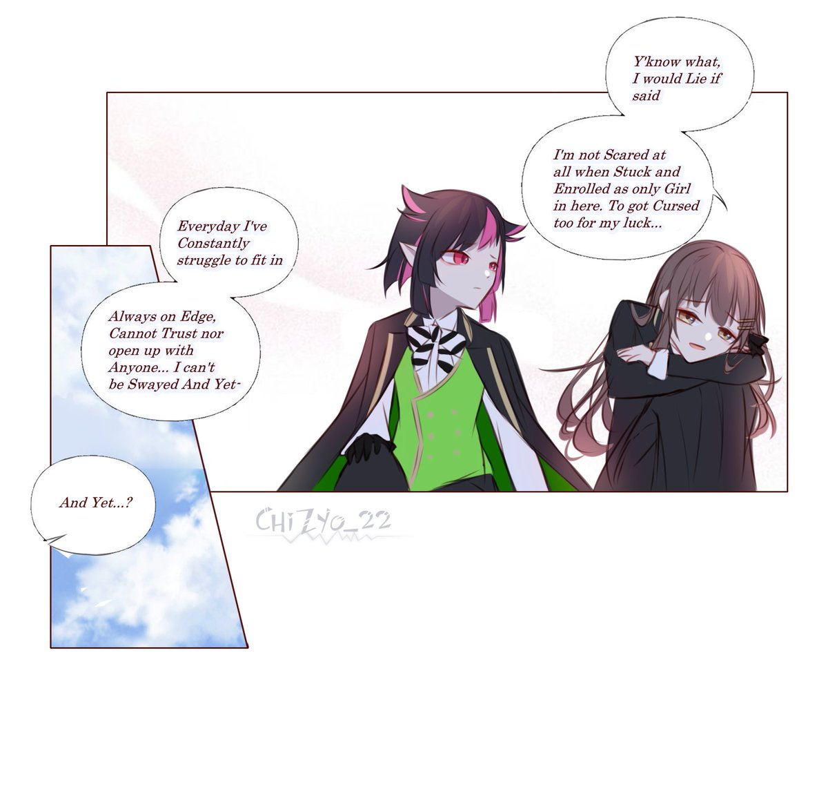 About Your Cursed... 🌸🦇

This happened after few month passed on "undesired yearn" 🤡

It's about the time where's Chi Tell Lilia about Her cursed (Return by death)

#twstプラス 