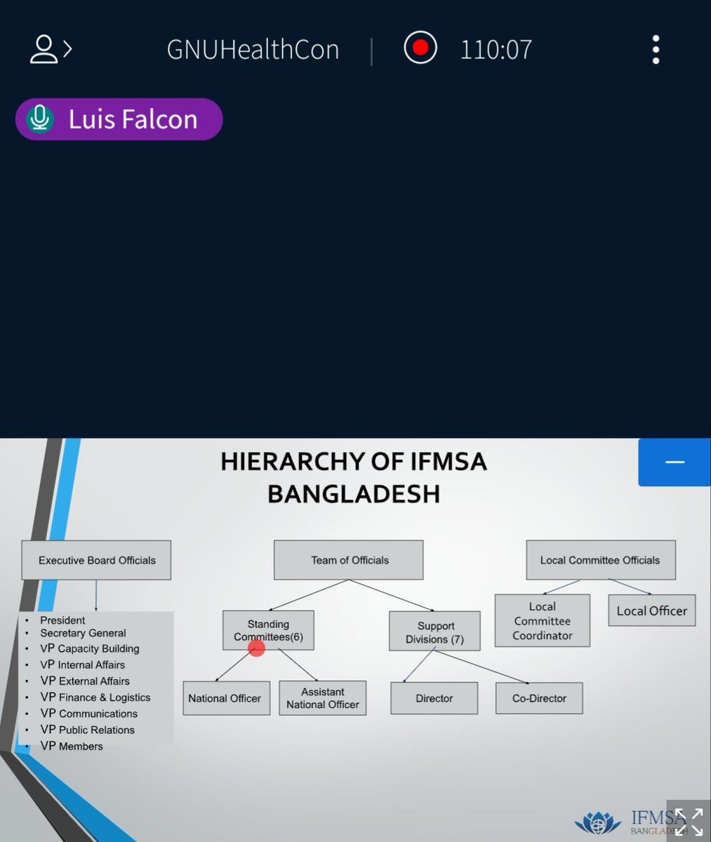 gnusolidario's tweet image. #GHCon2021 Dr. Moomtahina Fatima about Towards transcendence: Getting global with IFMSA Bangladesh Empowering doctors, #publichealth #socialmedicine #socialawareness
