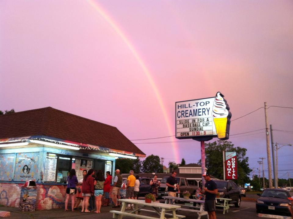 SubFantasyFilm's tweet photo. Welcome to another #SetSaturday, where we highlight all of the beautiful Rhode Island locations where we shot Suburban Fantasy. Today, we're highlighting @hilltopcreamery!
Hill-Top has an extensive menu including soft serve, hard ice cream, milkshakes, ice cream sodas and more! https://t.co/8z7l162Ah3