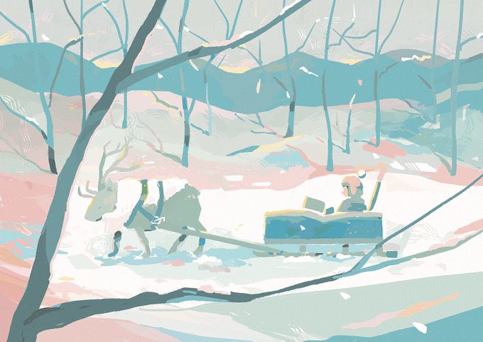 雪そり 