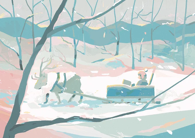 雪そり 