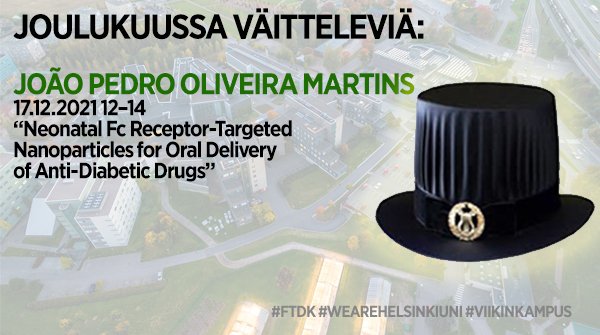 Onnea väittelijöille <a href="/helsinkiuni/">University of Helsinki</a> #ftdk ❤️ ! Katso kaikki väitökset yliopiston kalenterista bit.ly/2pOk9jr. Kalenteritapahtuman yhteydestä löydät myös verkkolinkin väitöksen seuraamiseksi suorana! #striimaus #väitös #WeAreHelsinkiUni #viikinkampus #farmasia